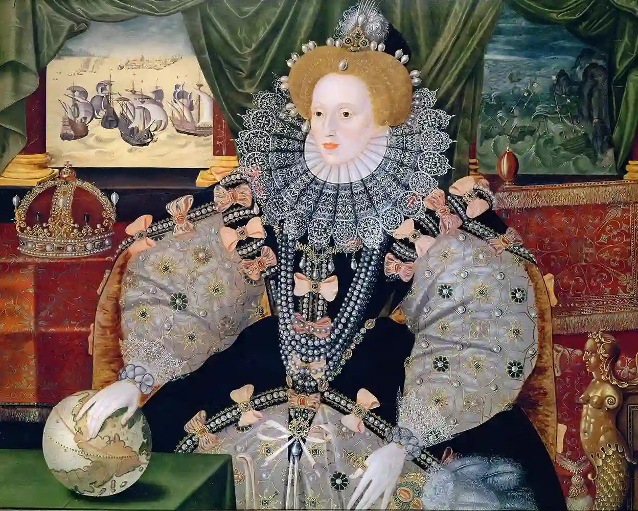 The Armada Portrait of Elizabeth I, whose 1600 charter created the East India Company
